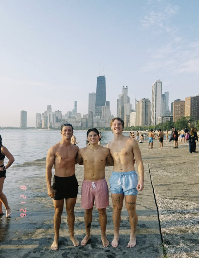 Three Frosty Fridays jumpers by Lake Michigan